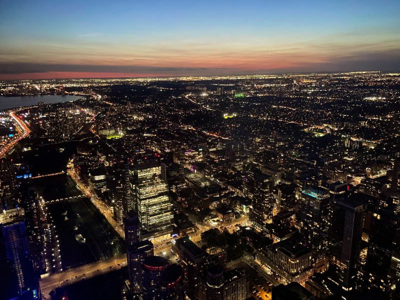 CNタワーからの風景