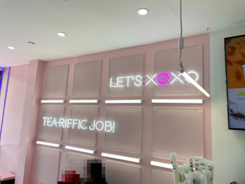 XOXO TEAの店内